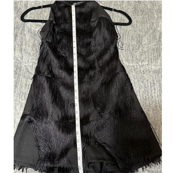 Black Fringe Romper - Picture 5 of 7